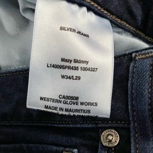 Silver jeans-excellent condition-dark blue-skinny fit with some stretch-34x29